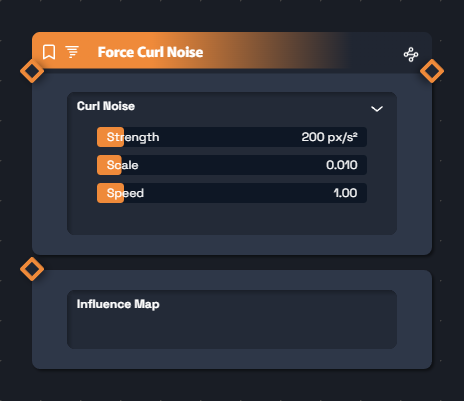 Force Curl Noise
