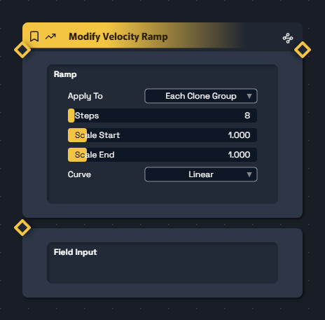 Modify Velocity Ramp